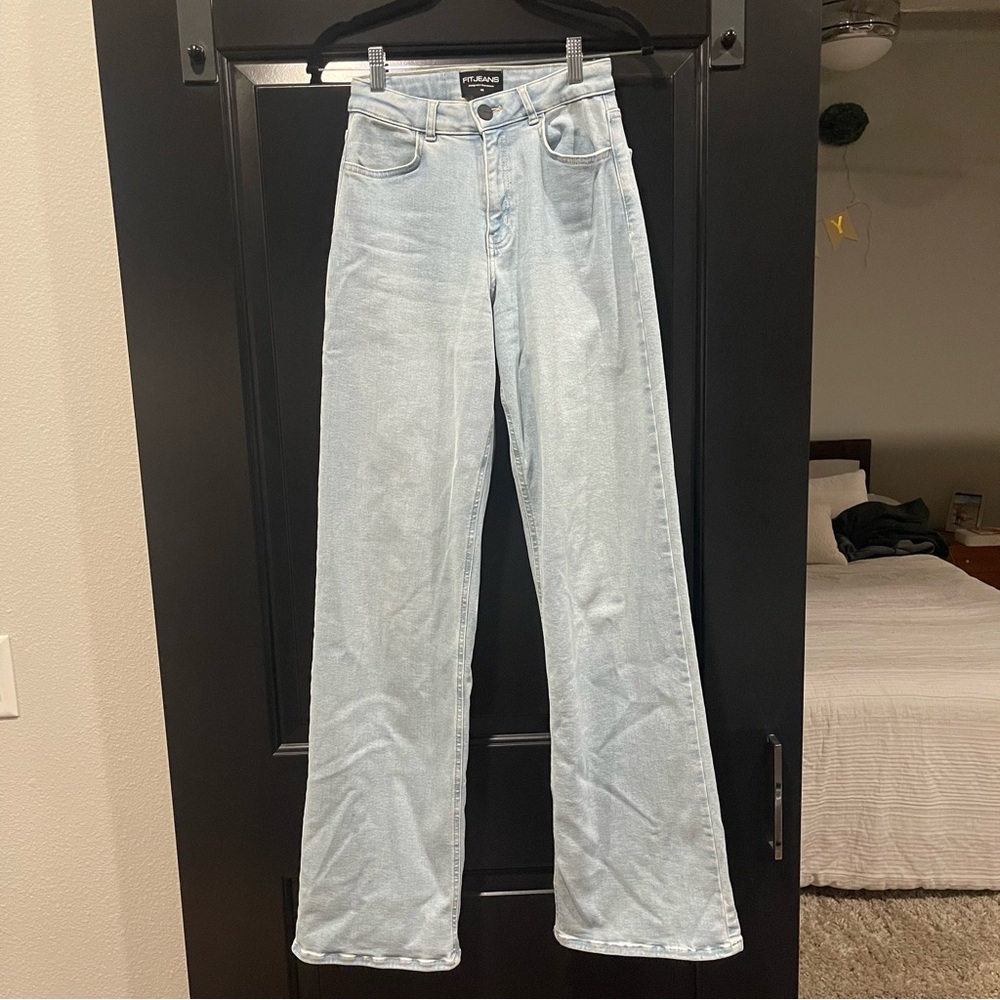 FITJEANS Light Blue Flare & Wide Leg Jeans